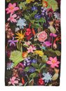 FRAAS Silk Stole With XL Floral Print Caviar