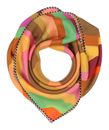 FRAAS Silk Crepe Scarf In Wave-Design Exotic Orange FRAAS Silk Crepe Scarf In Wave-Design Exotic Orange