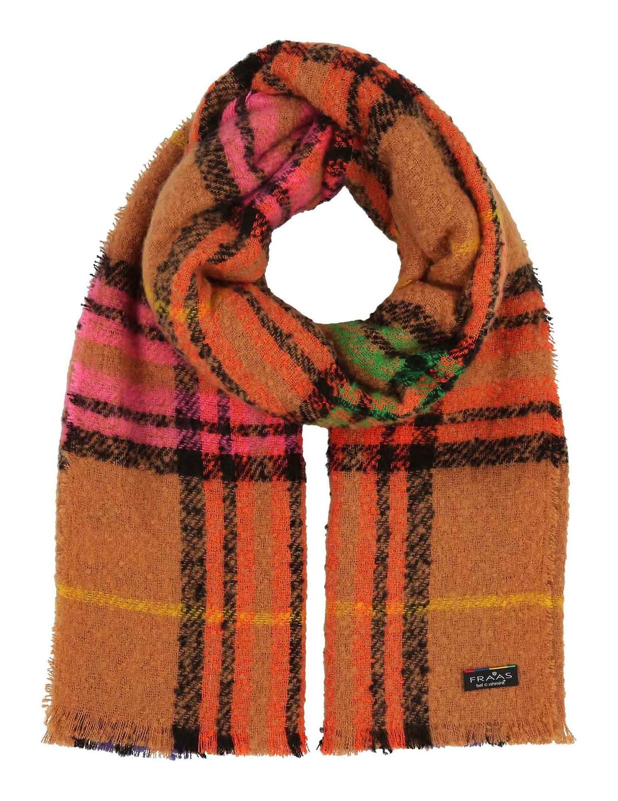 FRAAS Cashmink Scarf With FRAAS Plaid Rabbit