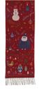 FRAAS Cashmink® Scarf With Christmas Design Red FRAAS Cashmink® Scarf With Christmas Design Red