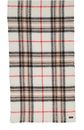 FRAAS Cashmink Scarf With FRAAS Plaid Cream White