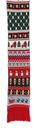 FRAAS Knitted Scarf With Christmas Design Multicolor FRAAS Knitted Scarf With Christmas Design Multicolor