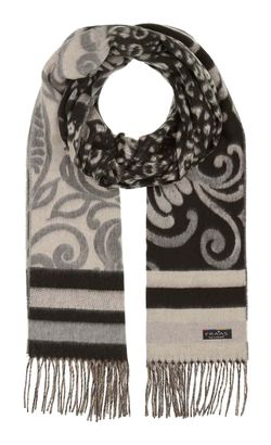 FRAAS Cashmink Scarf Black White