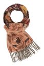 FRAAS Cashmink Scarf With Romantic Floral Design Pale Peach