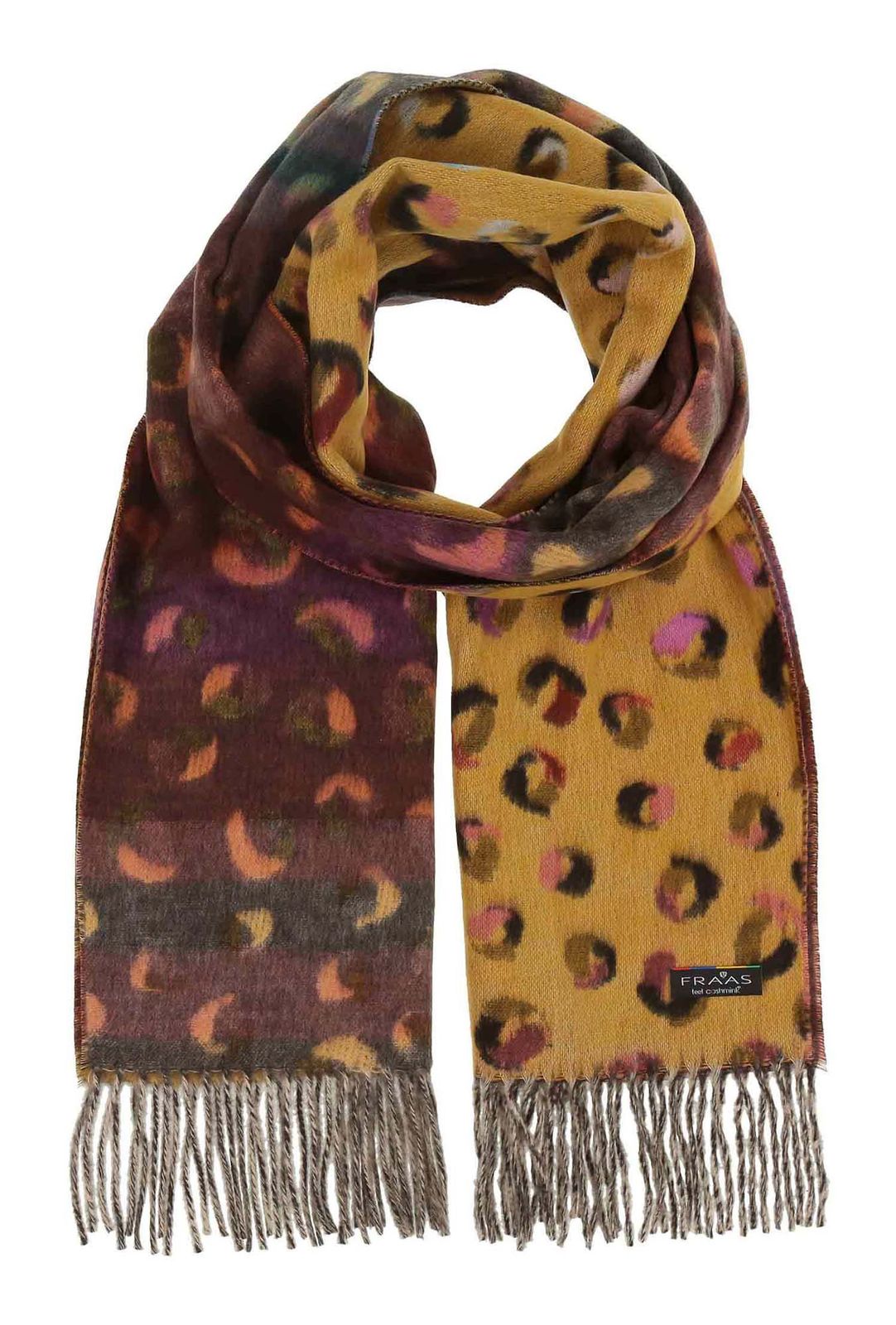 FRAAS Double-Face Cashmink Scarf Dijon
