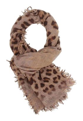 FRAAS Scarf with Animal-Print Chinchilla FRAAS Scarf with Animal-Print Chinchilla