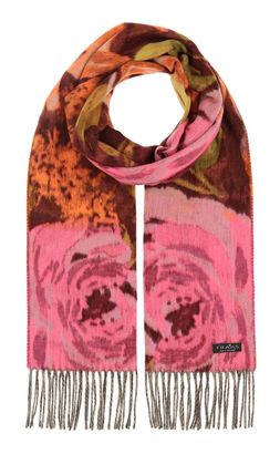 FRAAS Cashmink Scarf With Romantic Floral Design Pink FRAAS Cashmink Scarf With Romantic Floral Design Pink