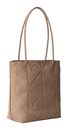 Calvin Klein Emblem AOP Suede Tote S Desert Taupe Calvin Klein Emblem AOP Suede Tote S Desert Taupe