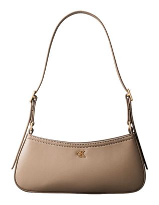 Calvin Klein Hardware Monogram Shoulder Bag S Desert Taupe
