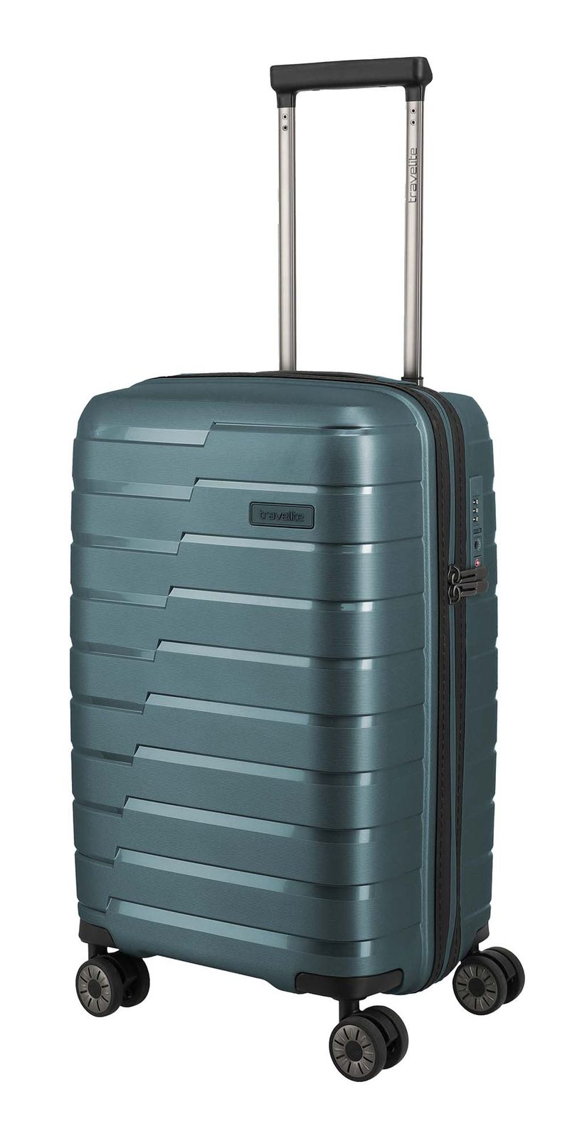 travelite Air Base 4W Trolley Slim S Ice blue travelite Air Base 4W Trolley Slim S Ice blue