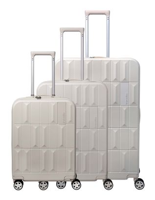 travelite Panello 4W Trolley-Set L / M / S Ivory