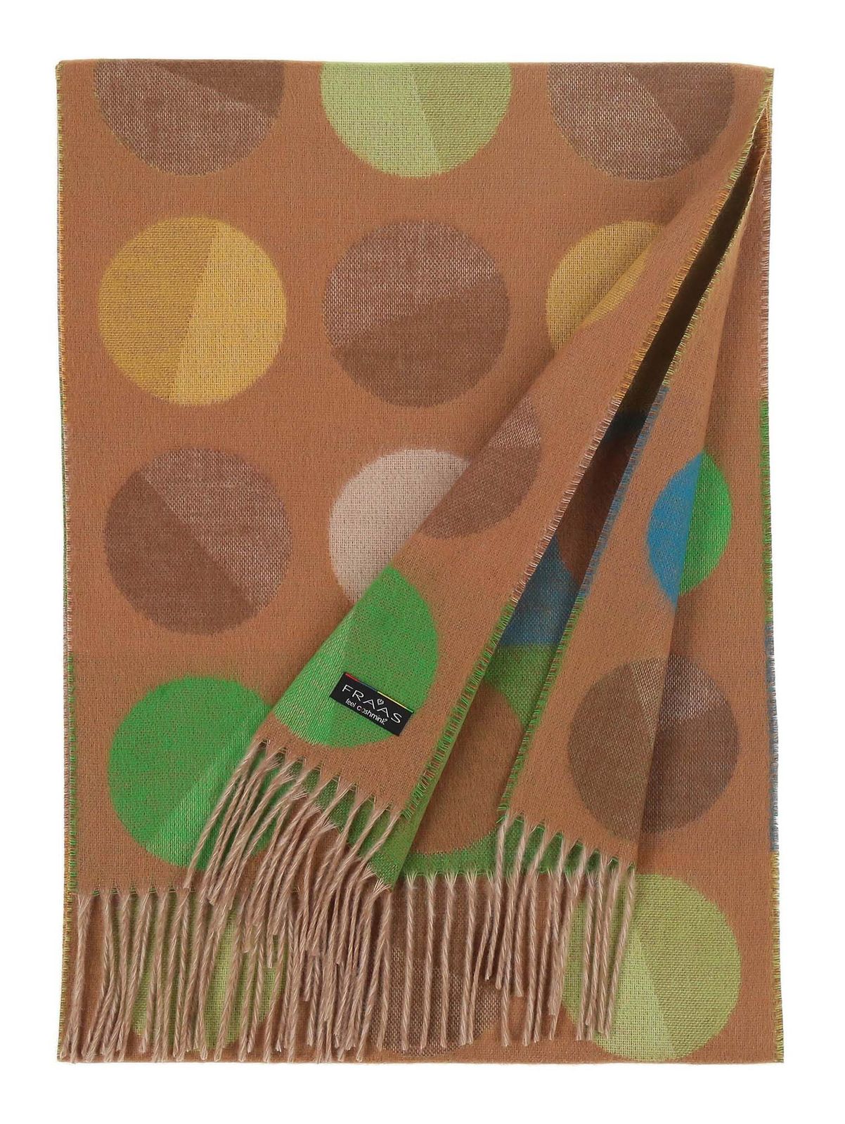FRAAS Cashmink®-Scarf With Dots Camel Brush FRAAS Cashmink®-Scarf With Dots Camel Brush