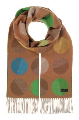 FRAAS Cashmink®-Scarf With Dots Camel Brush