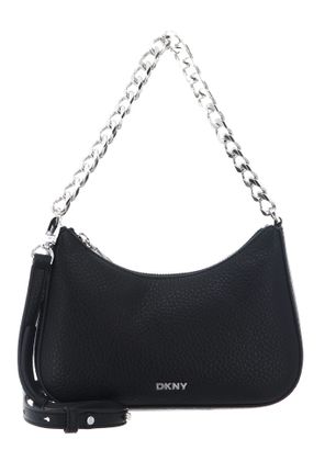 DKNY Jenna Demi Crossbody Bag Black / Silver