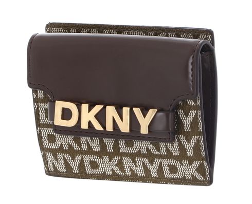 DKNY Avril Card Case Chino / Chocolate
