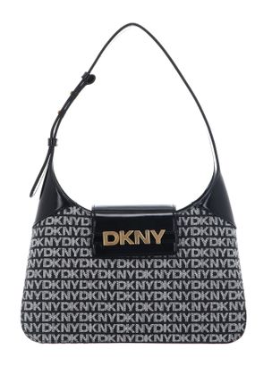 DKNY Avril Shoulder Bag BK Logo - BK
