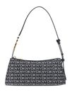 DKNY Avril TZ Shoulder Bag BK Logo - BK