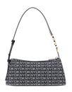 DKNY Avril TZ Shoulder Bag BK Logo - BK