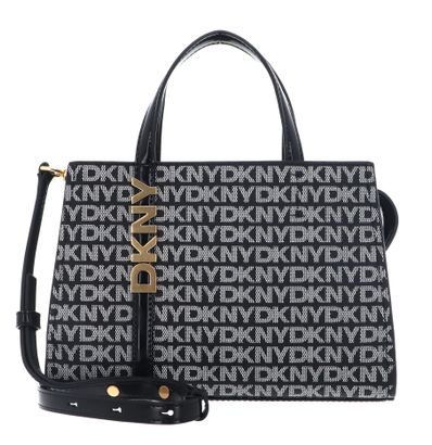 DKNY Avril Satchel Crossbody BK Logo - BK