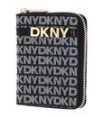 DKNY Avril Zip Around Wallet BK Logo - BK DKNY Avril Zip Around Wallet BK Logo - BK
