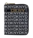 DKNY Avril Zip Around Wallet BK Logo - BK DKNY Avril Zip Around Wallet BK Logo - BK
