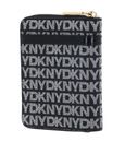DKNY Avril Zip Around Wallet BK Logo - BK DKNY Avril Zip Around Wallet BK Logo - BK