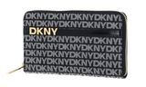 DKNY Avril Zip Around Wallet BK Logo - BK DKNY Avril Zip Around Wallet BK Logo - BK
