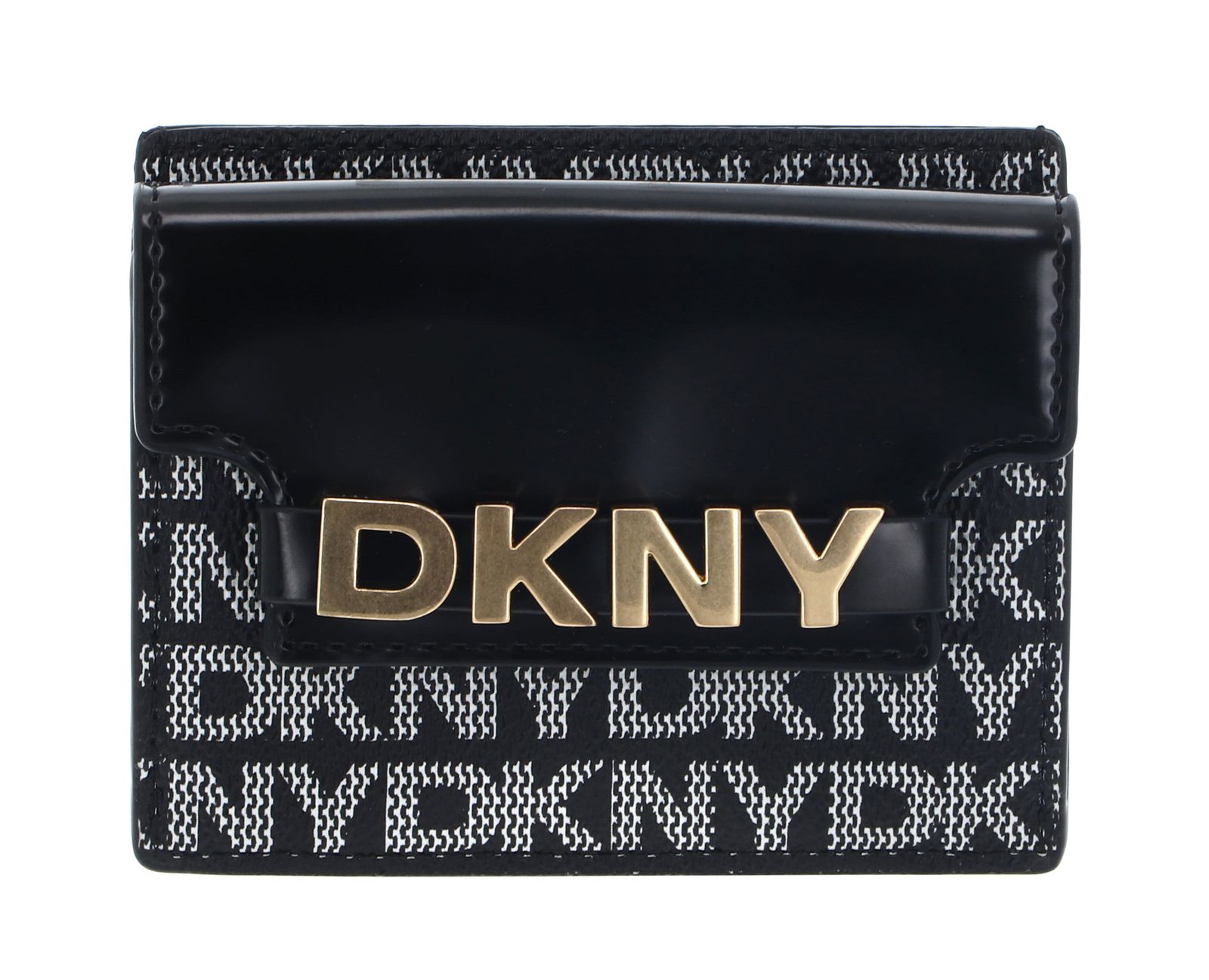 DKNY Avril Card Case BK Logo - BK DKNY Avril Card Case BK Logo - BK