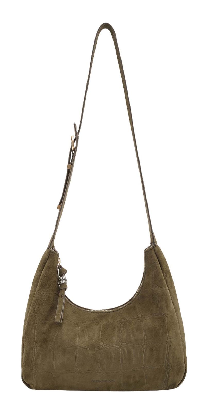 FREDsBRUDER Velvet Wild Midi Hobo Khaki