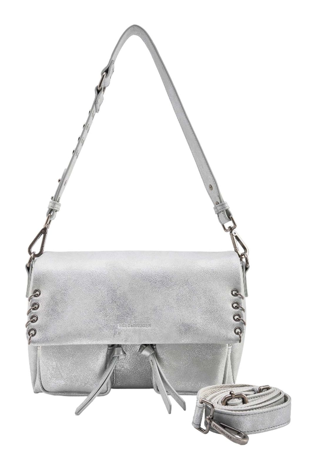 FREDsBRUDER Rebel At Heart Big Shoulderbag Silver