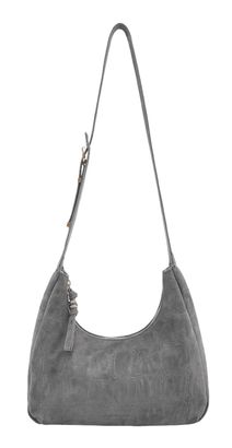 FREDsBRUDER Velvet Wild Midi Hobo Dark Grey FREDsBRUDER Velvet Wild Midi Hobo Dark Grey