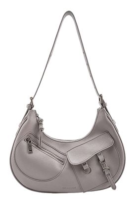 FREDsBRUDER My Bestie Shoulderbag With Pockets Warm Grey FREDsBRUDER My Bestie Shoulderbag With Pockets Warm Grey