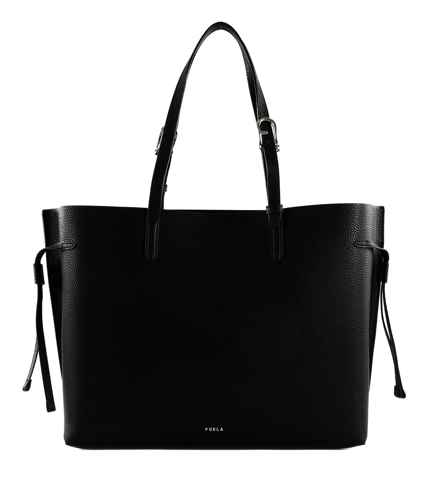 FURLA Ava Tote L Nero + Nero int