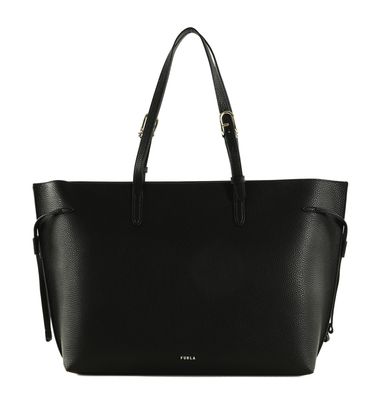 FURLA Ava Tote With Zip L Nero + Nero int