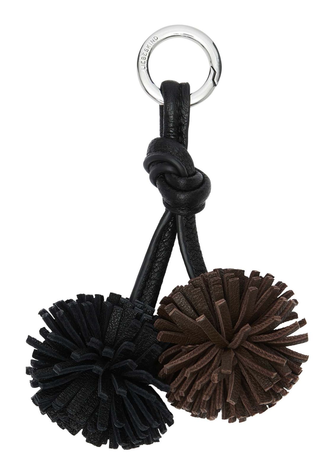 LIEBESKIND BERLIN Pom Pom Keyring Black