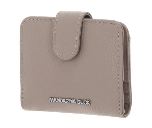 MANDARINA DUCK Mellow Leather Card Case Warm Taupe