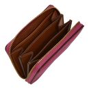 FOSSIL Logan Zip Around Card Case RFID Infinite Pink FOSSIL Logan Zip Around Card Case RFID Infinite Pink