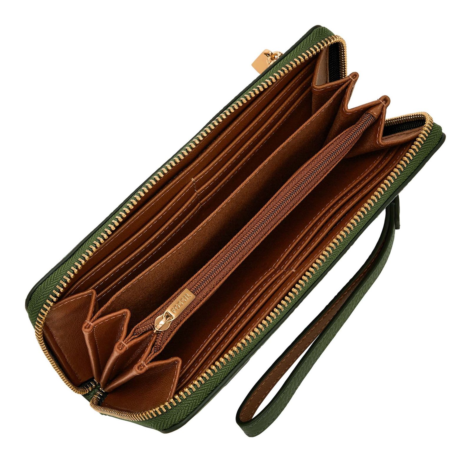 FOSSIL Logan RFID Zip Around Clutch Mystic FOSSIL Logan RFID Zip Around Clutch Mystic