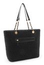L.CREDI Roxanne Shopper Black