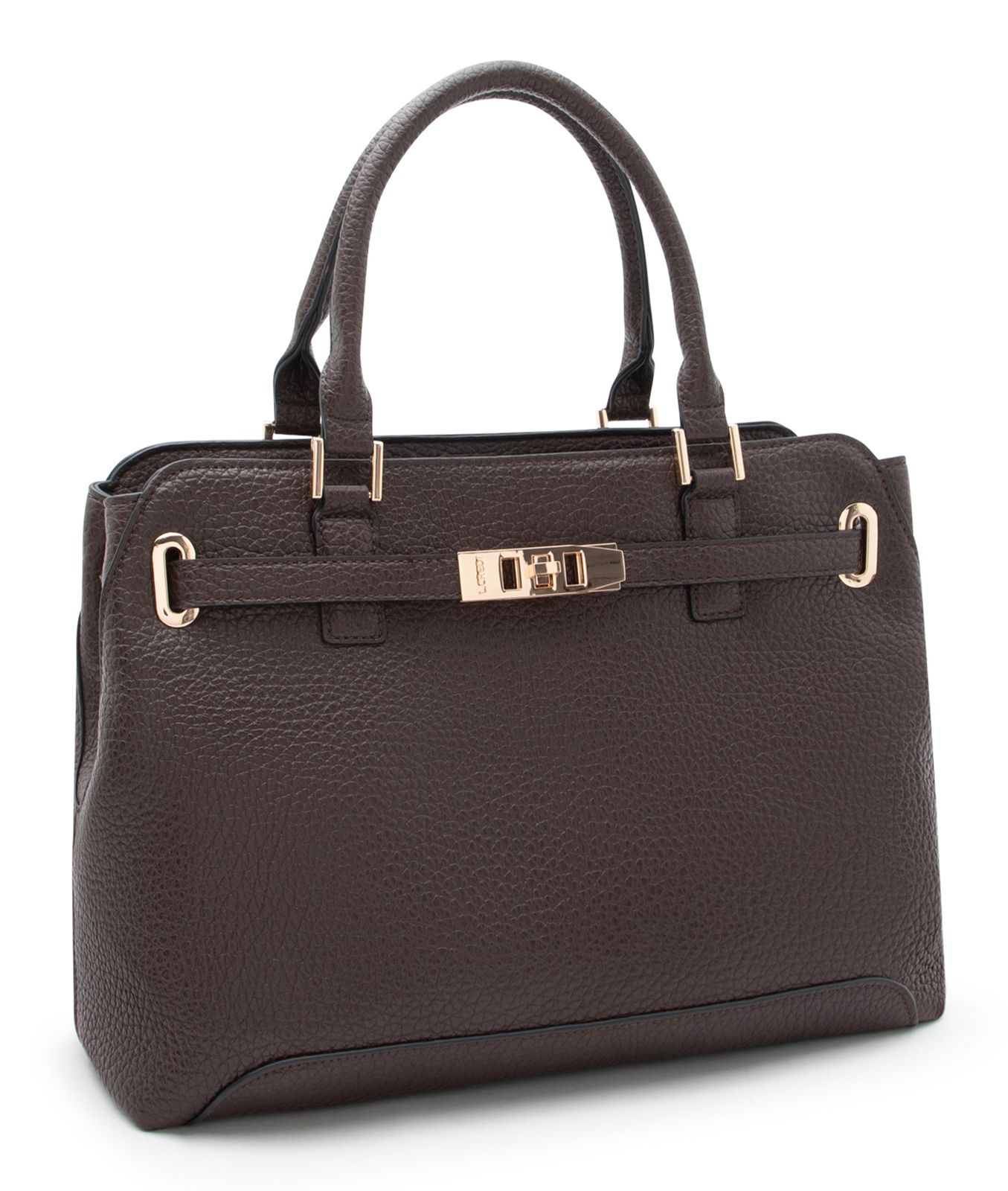 L.CREDI Renate Handle Bag Chocolate L.CREDI Renate Handle Bag Chocolate