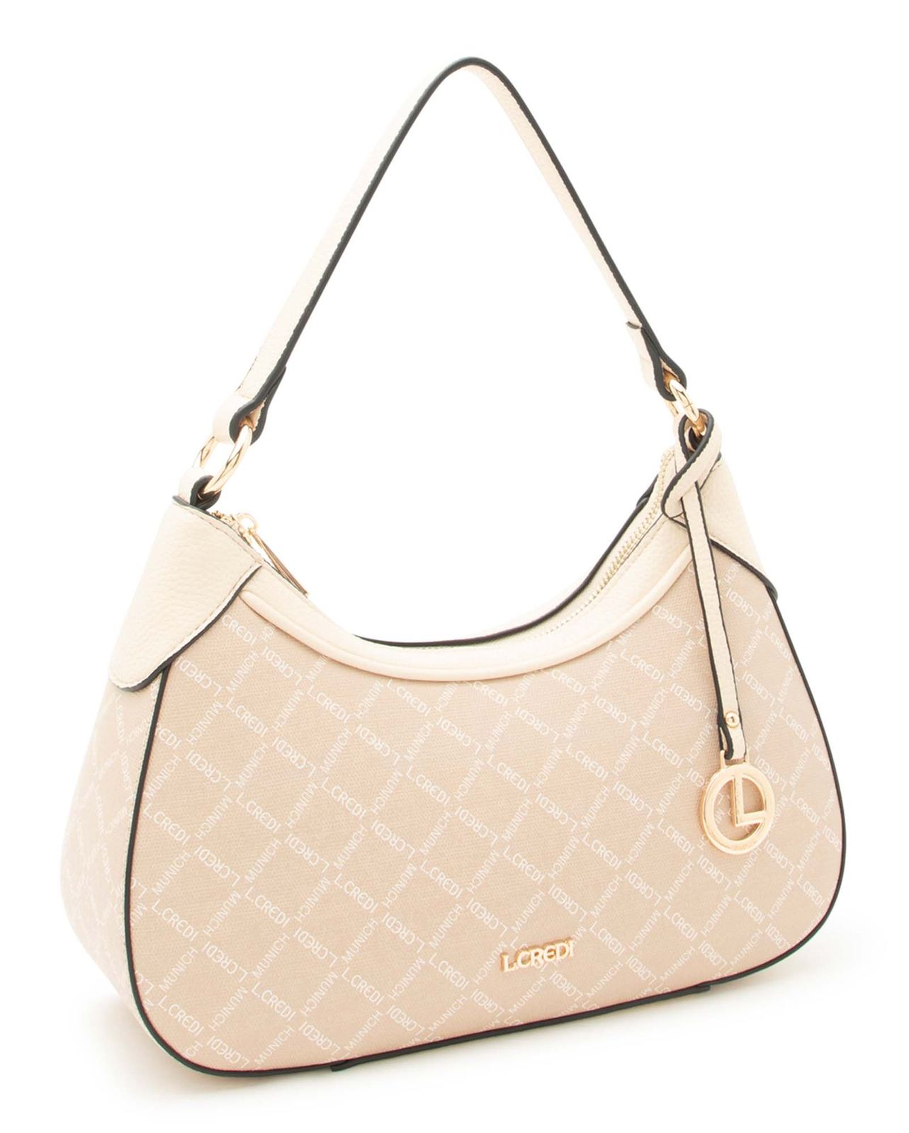 L.CREDI Filiberta Hobo Bag White Sand L.CREDI Filiberta Hobo Bag White Sand