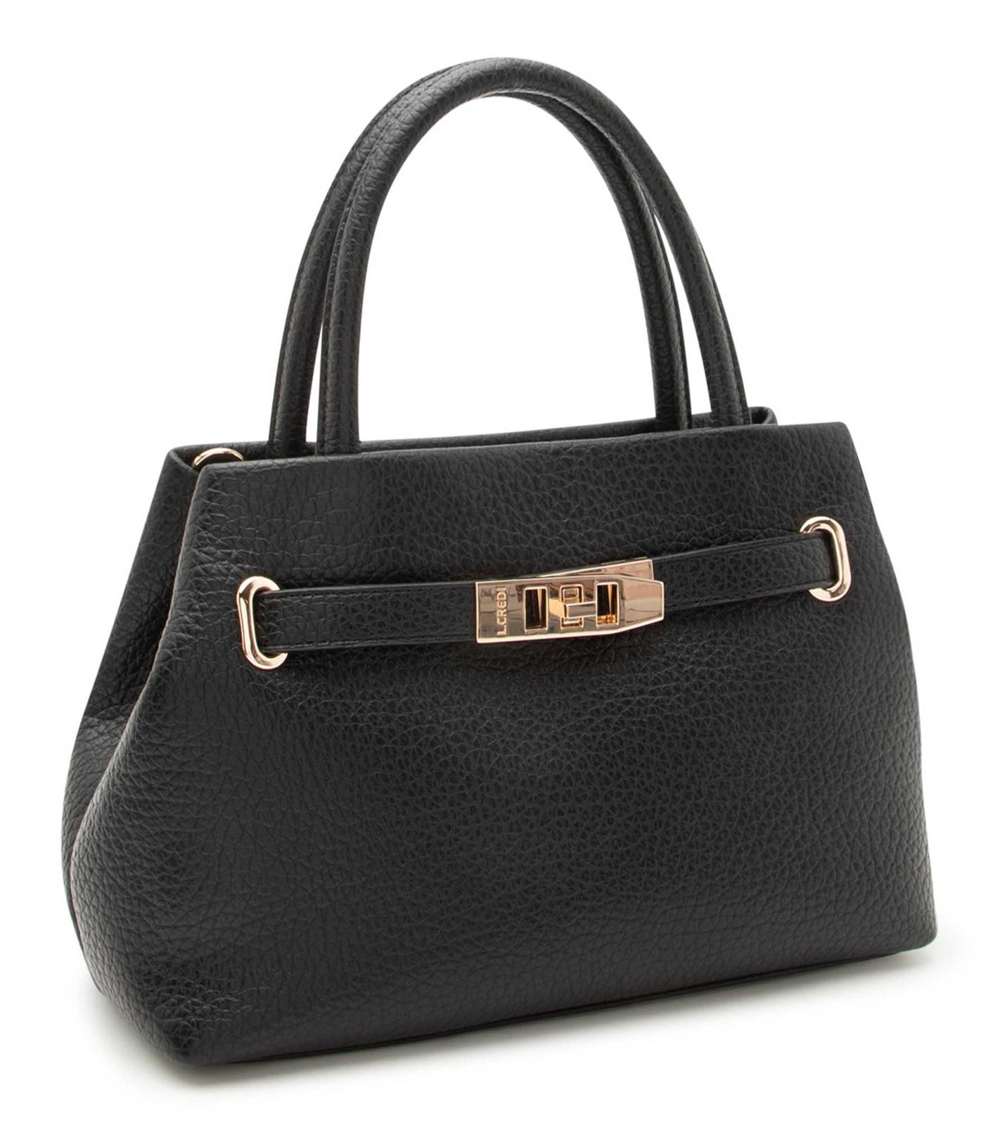 L.CREDI Renate Handle Bag Black L.CREDI Renate Handle Bag Black