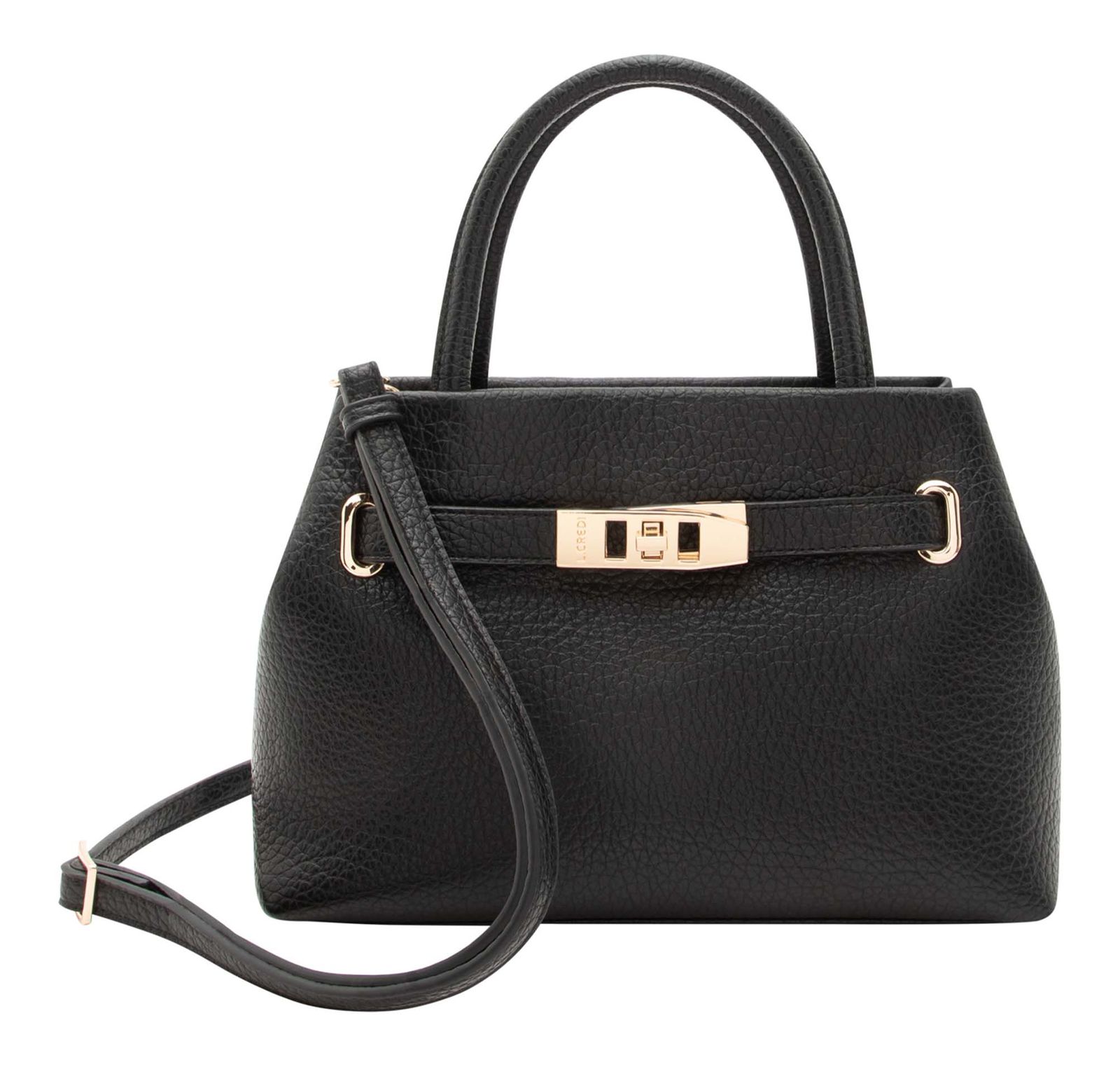 L.CREDI Renate Handle Bag Black