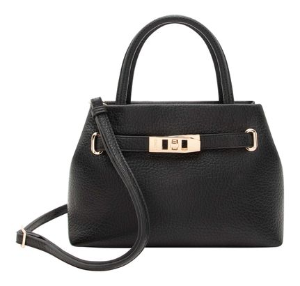 L.CREDI Renate Handle Bag Black