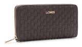 L.CREDI Radka Zip Around Wallet Chocolate