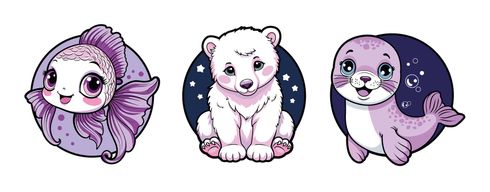 Schneiders Patches 3 teilig Frosty Friends