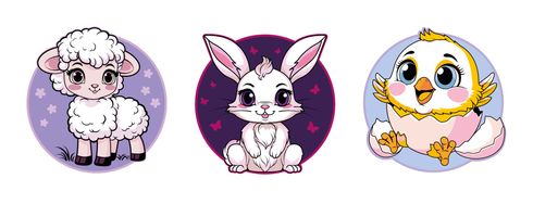 Schneiders Patches 3 teilig Farmland