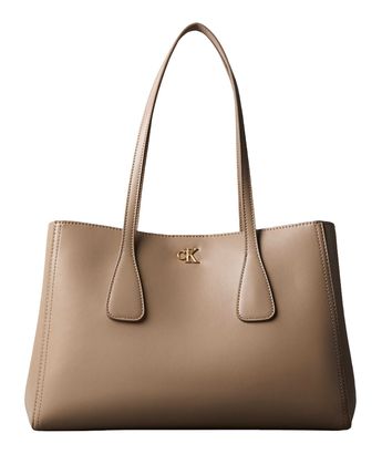 Calvin Klein CK Work Tote M Desert Taupe