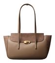 Calvin Klein Hardware Brushed Flap Tote Bag Desert Taupe Calvin Klein Hardware Brushed Flap Tote Bag Desert Taupe