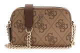 GUESS Noelle II Crossbody Camera Bag Latte Logo / Brown